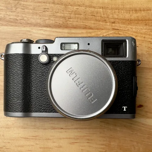 Fujifilm X100T 16MP (Silver) Digital Camera plus all original