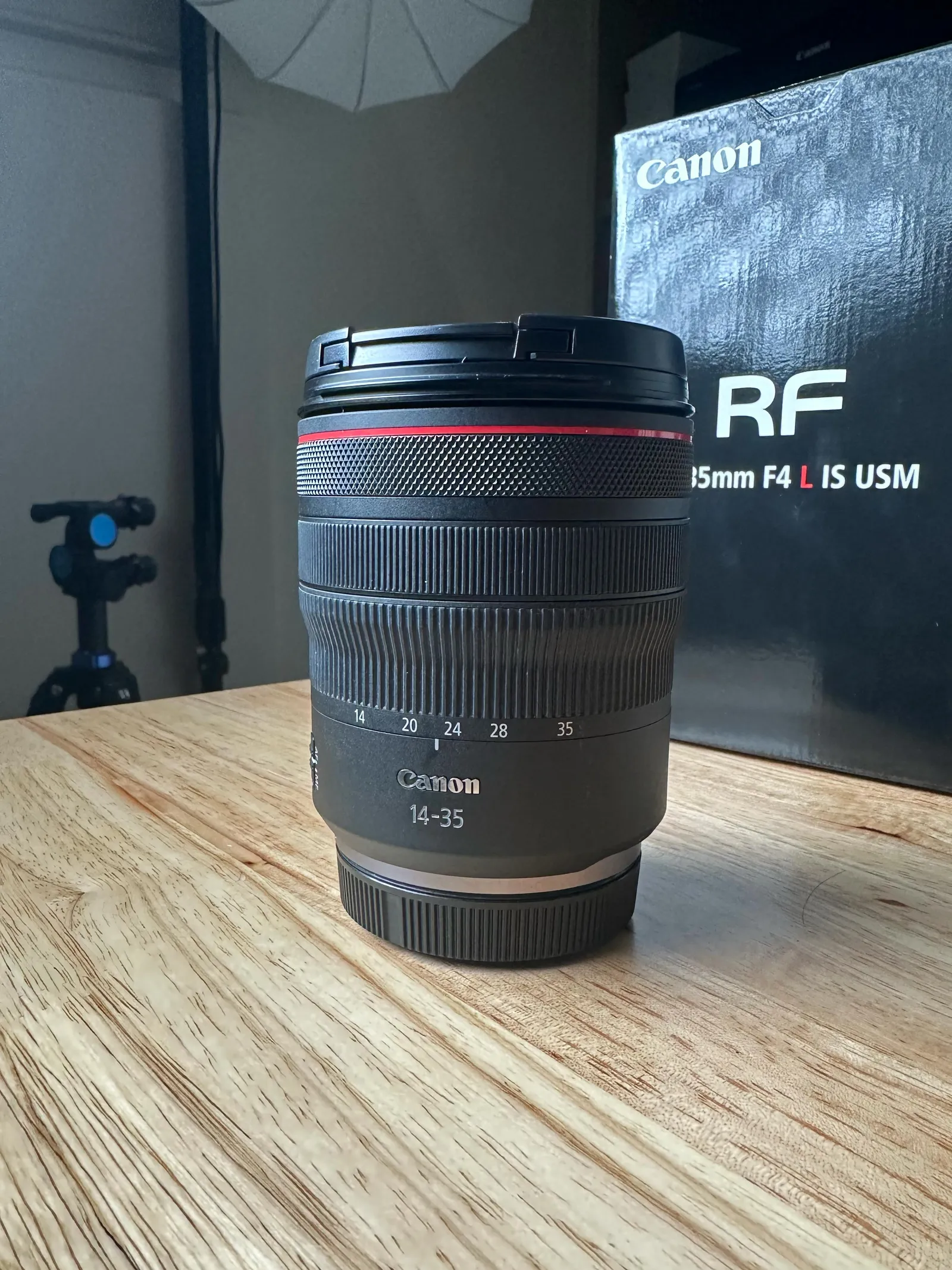 Canon RF 14-35 f/4 L IS USM with box and all accessories