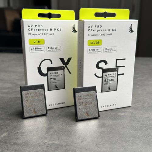 thumbnail-0 for BRAND NEW Angelbird CF Express Type B 2TB & 512GB Combo