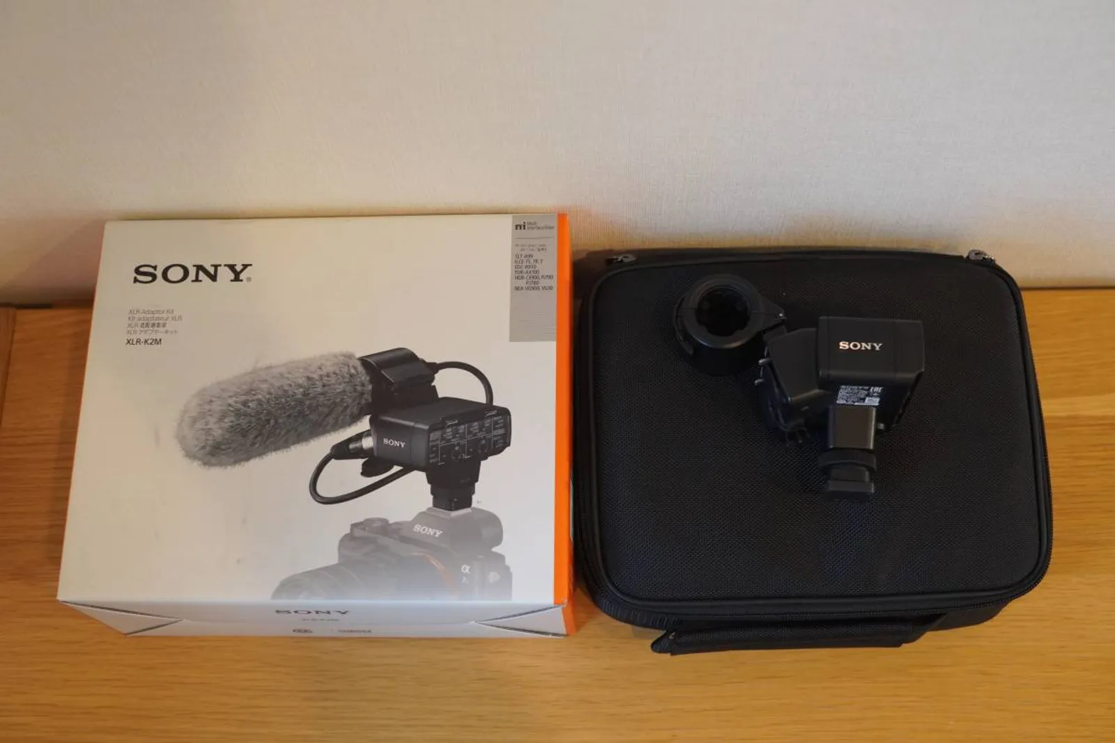 SONY XLR-K2M XLR-A2M XLR Audio Interface with ECM-XM1 Microphone