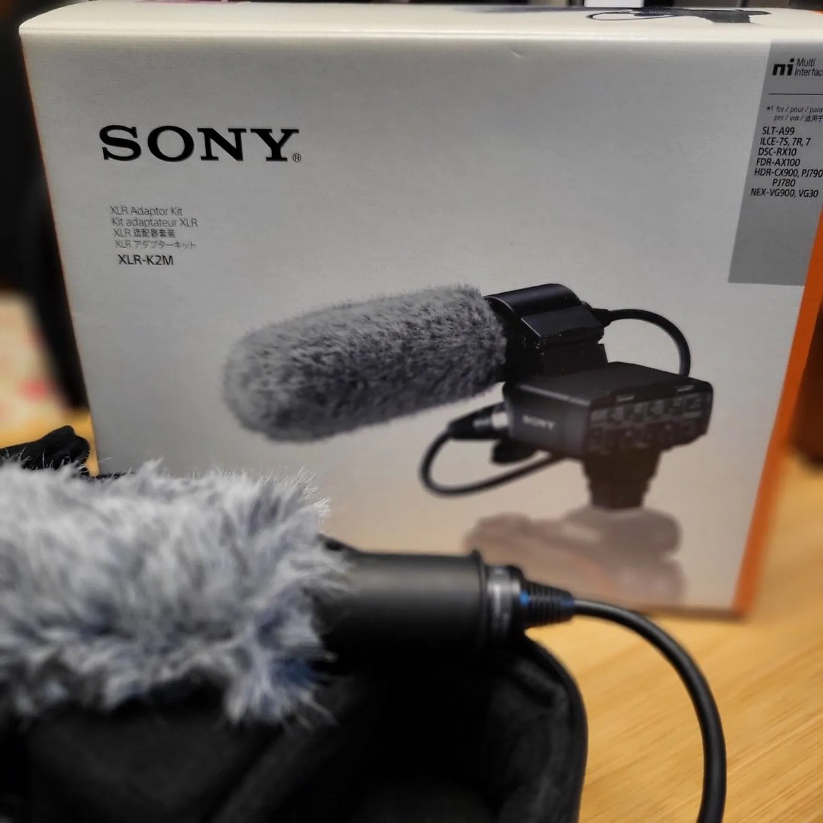 SONY XLR-K2M XLR-A2M XLR Audio Interface with ECM-XM1 Microphone