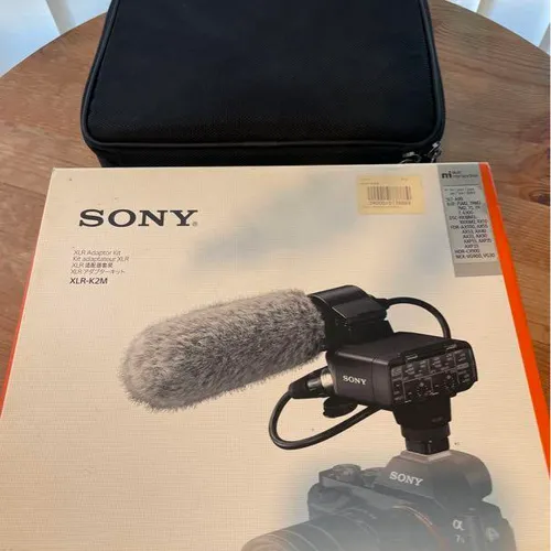 SONY XLRK2M XLRA2M XLR Audio Interface with ECMXM1 Microphone From