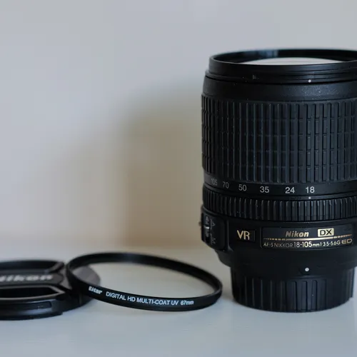 thumbnail-1 for Nikon DX AF-S Nikkor 18-105mm f/3.5-5.6 ED VR  Zoom Lens