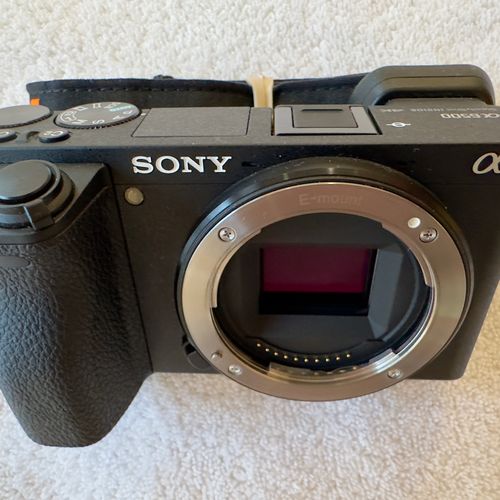 thumbnail-1 for Sony a6500 mirrorless camera, FE 50mm/F1.8 lens, FE 18-135mm/F3.5-5.6 lens, & extras