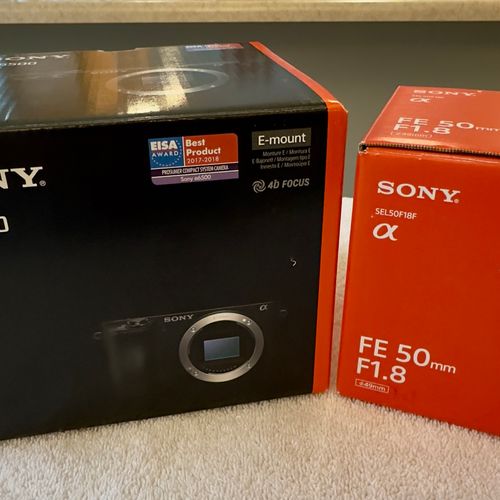 thumbnail-9 for Sony a6500 mirrorless camera, FE 50mm/F1.8 lens, FE 18-135mm/F3.5-5.6 lens, & extras