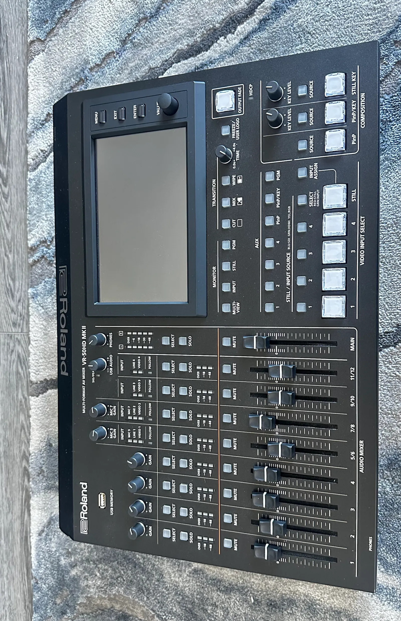 Roland VR-50HD MK II Multi-Format AV Mixer with USB 3.0 Streaming