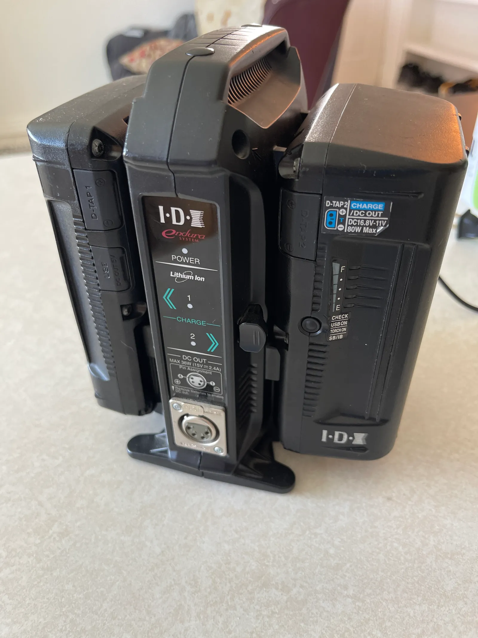 IDX Endura DUO V Mount Batteries and Dual Charger
