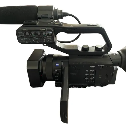 thumbnail-3 for Sony PXW-X70 Camcorder w/4K upgrade, Microphone, Custom-Fitted Hard Case, and Tripod