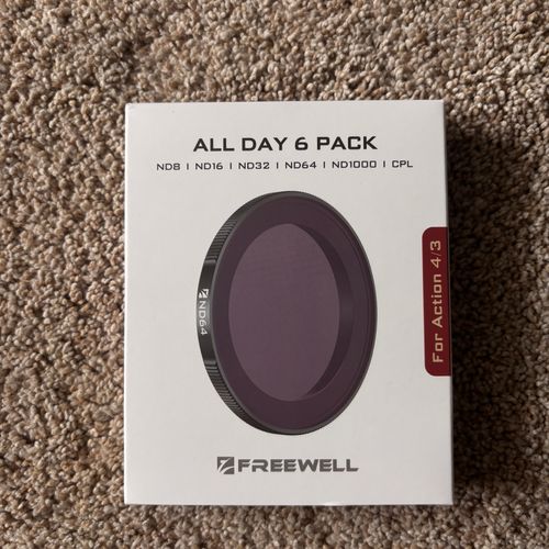 Freewell All-Day Filter Kit for DJI Osmo Action 4 (6-Pack)