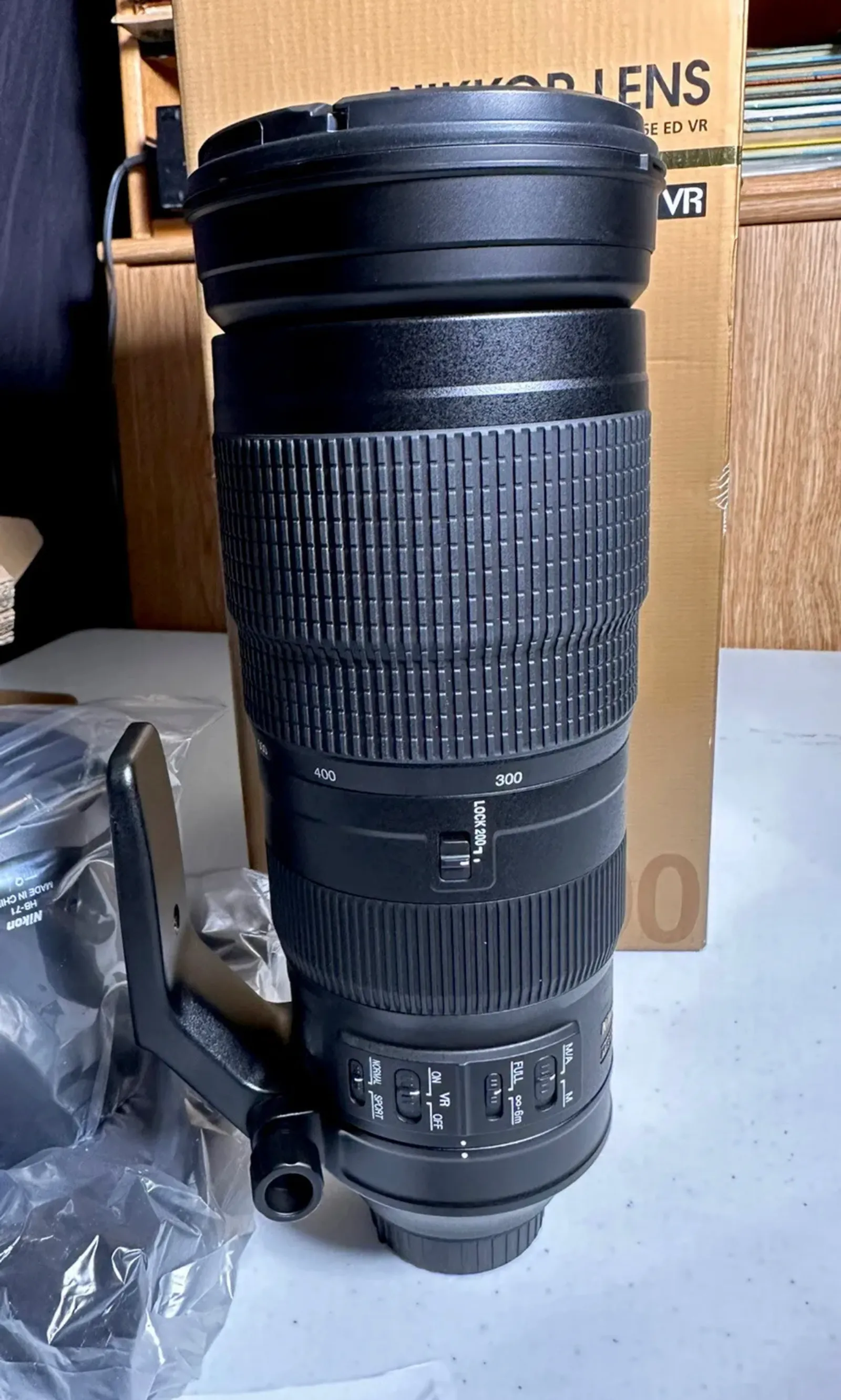 Nikon 200-500mm f/5.6 AF-S NIKKOR E ED VR Lens - New/Open Box From ...