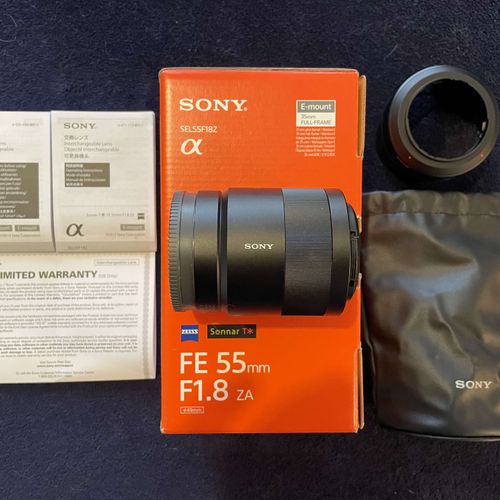 Sony - Sonnar T FE 55mm f/1.8 ZA camera lens