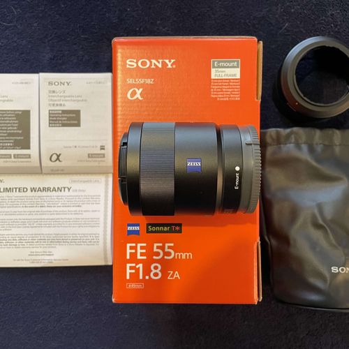 thumbnail-1 for Sony - Sonnar T FE 55mm f/1.8 ZA camera lens