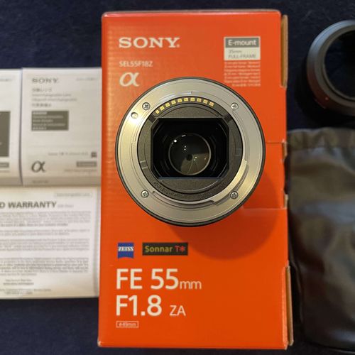 thumbnail-2 for Sony - Sonnar T FE 55mm f/1.8 ZA camera lens