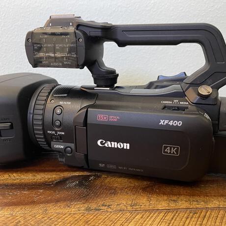 Canon XF400 UHD 4K60 Camcorder w/ Dual-Pixel Autofocus w/ Batt