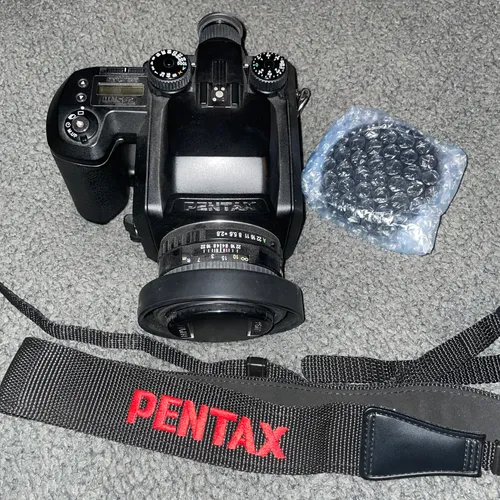 thumbnail-0 for Pentax 645 NII w/ 75mm Lens And Strap