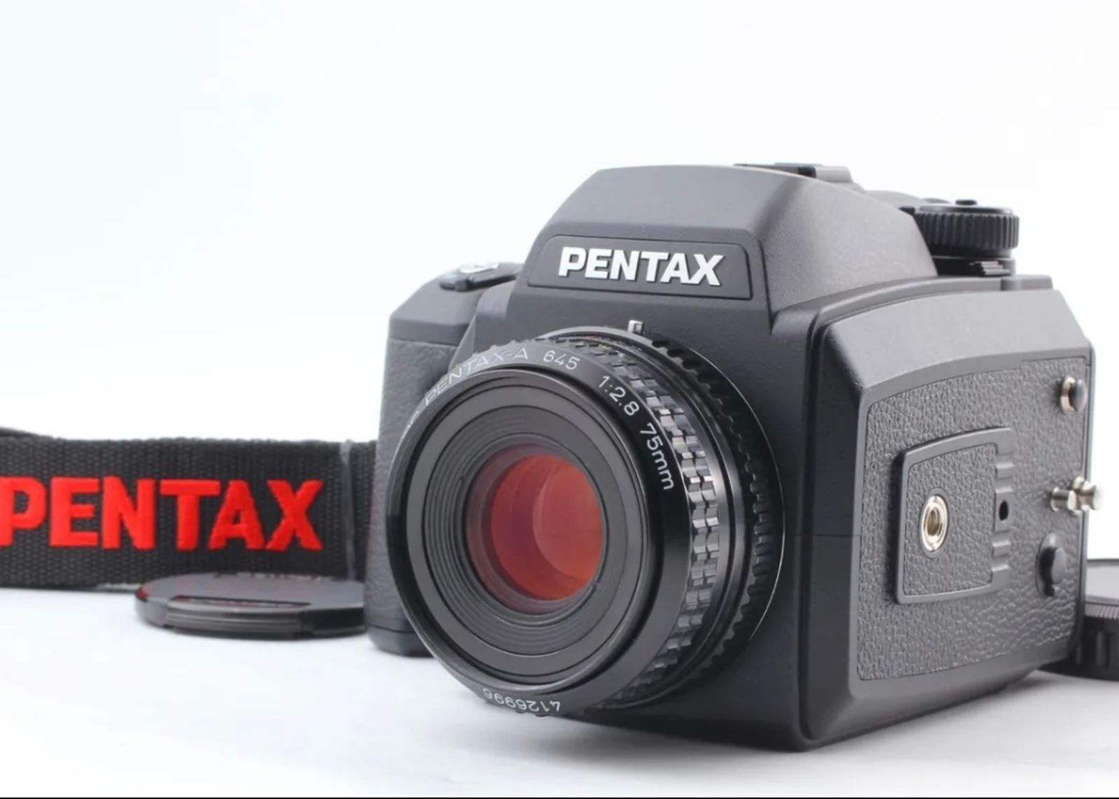 thumbnail-2 for Pentax 645 NII w/ 75mm Lens And Strap