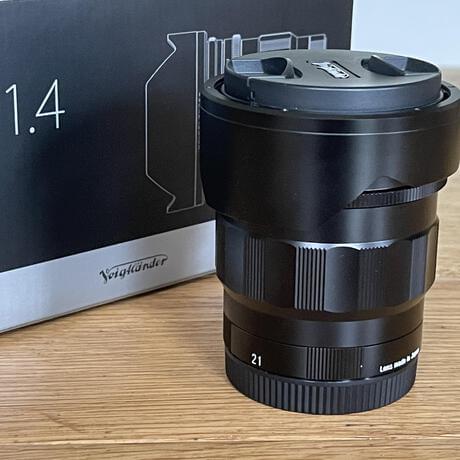 thumbnail-1 for Voigtlander Nokton 21mm f/1.4 Aspherical Lens for Sony FE