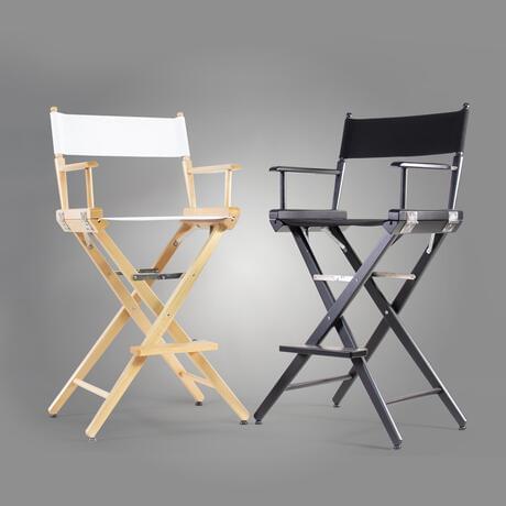 thumbnail-4 for Filmcraft Tall Black Director's Chair