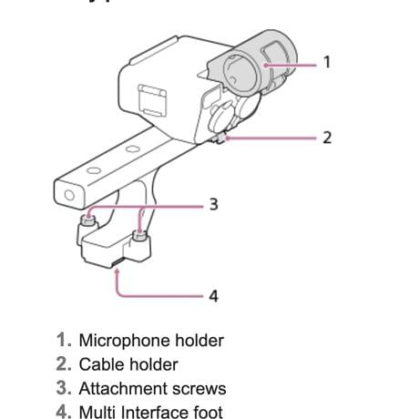 thumbnail-2 for Sony XLR-H1 Audio Handle for Sony FX30/FX3