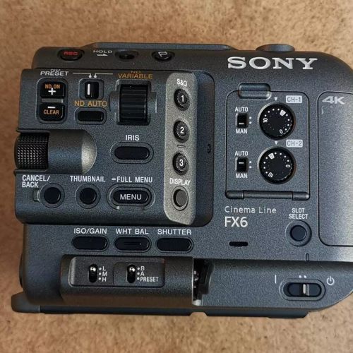 Sony FX6 (ILME-FX6V) Full-Frame Cinema 4.K Camera -Body Only- From JAN's  Gear Shop On G...