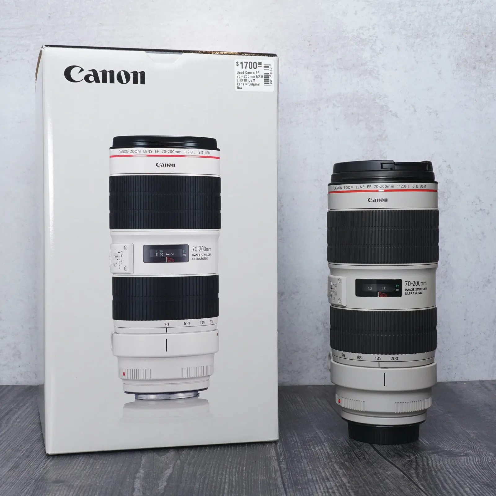 Canon EF 70-200mm f/2.8 L IS III USM Lens w/Original Box