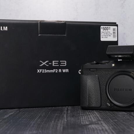 FujiFilm X-E3 Body Only w/ Original Box (No Lens)