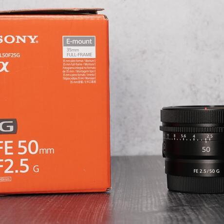 thumbnail-0 for Open Box Sony FE 50mm f/2.5 Lens