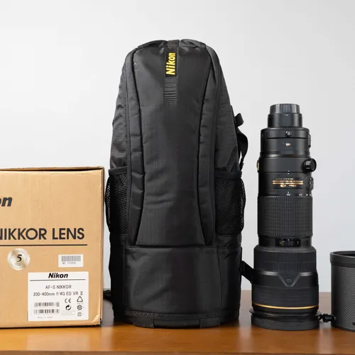 thumbnail-0 for Nikon AF-S 200-400mm F/4 G ED VR II w/ R.R.S. Foot, Original Box + Case