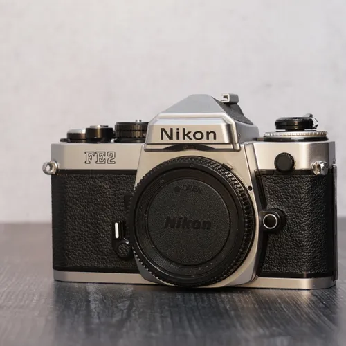 thumbnail-1 for Nikon FE2 w/Micro-Nikkor 55mm f/3.5 lens