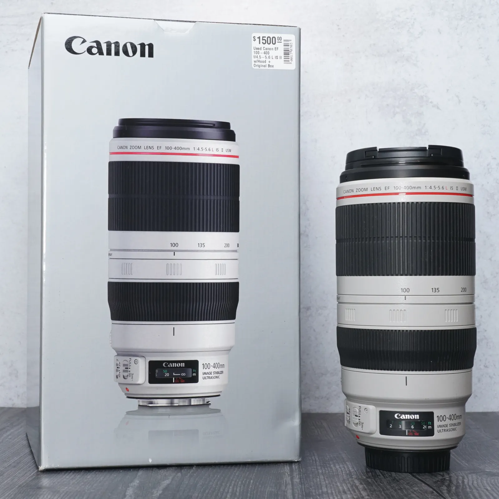 Canon EF 100-400 f/4.5-5.6 L IS II w/Hood + Original Box From Focal Point  Photography On...