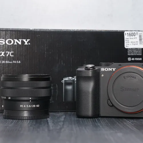 thumbnail-0 for Sony A7C Body w/28-60mm Kit Lens + Original Box