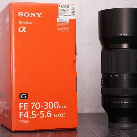 Sony FE 70-300mm F/4.5-5.6 G OSS Lens w/ Box