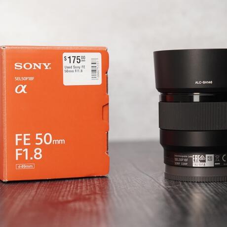 Sony FE 50mm F/1.8 Lens w/ Original Box