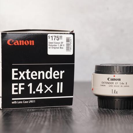 Canon Extender EF 1.4x II Teleconverter w/ Original Box