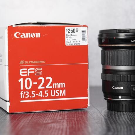 Canon EF-S 10-22mm F/3.5-4.5 USM w/ Original Box From Focal Point  Photography On Gear Fo...