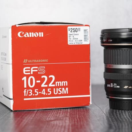 Canon EF-S 10-22mm F/3.5-4.5 USM w/ Original Box From Focal Point ...