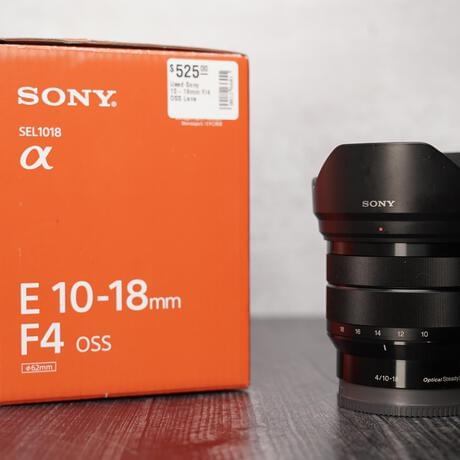 Sony E 10-18mm F/4 OSS Lens w/ Original Box