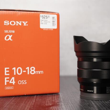 Sony E 10-18mm F/4 OSS Lens w/ Original Box From Focal Point Photography On  Gear Focus...