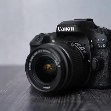 thumbnail-0 for Canon EOS 80D Camera w/ 18-55mm Kit Lens
