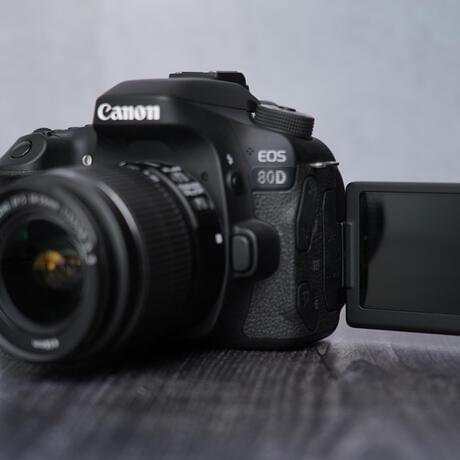 thumbnail-2 for Canon EOS 80D Camera w/ 18-55mm Kit Lens