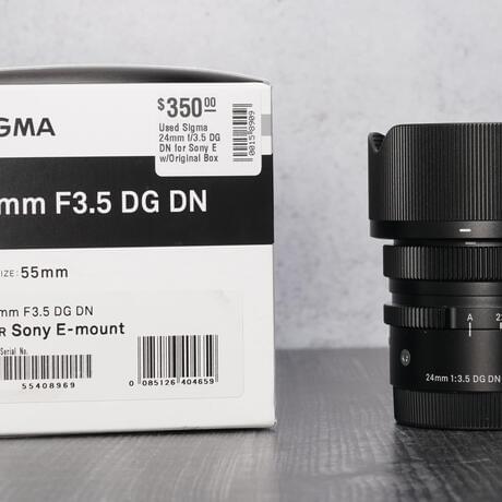 thumbnail-0 for Sigma 24mm f/3.5 DG DN for Sony E w/Original Box