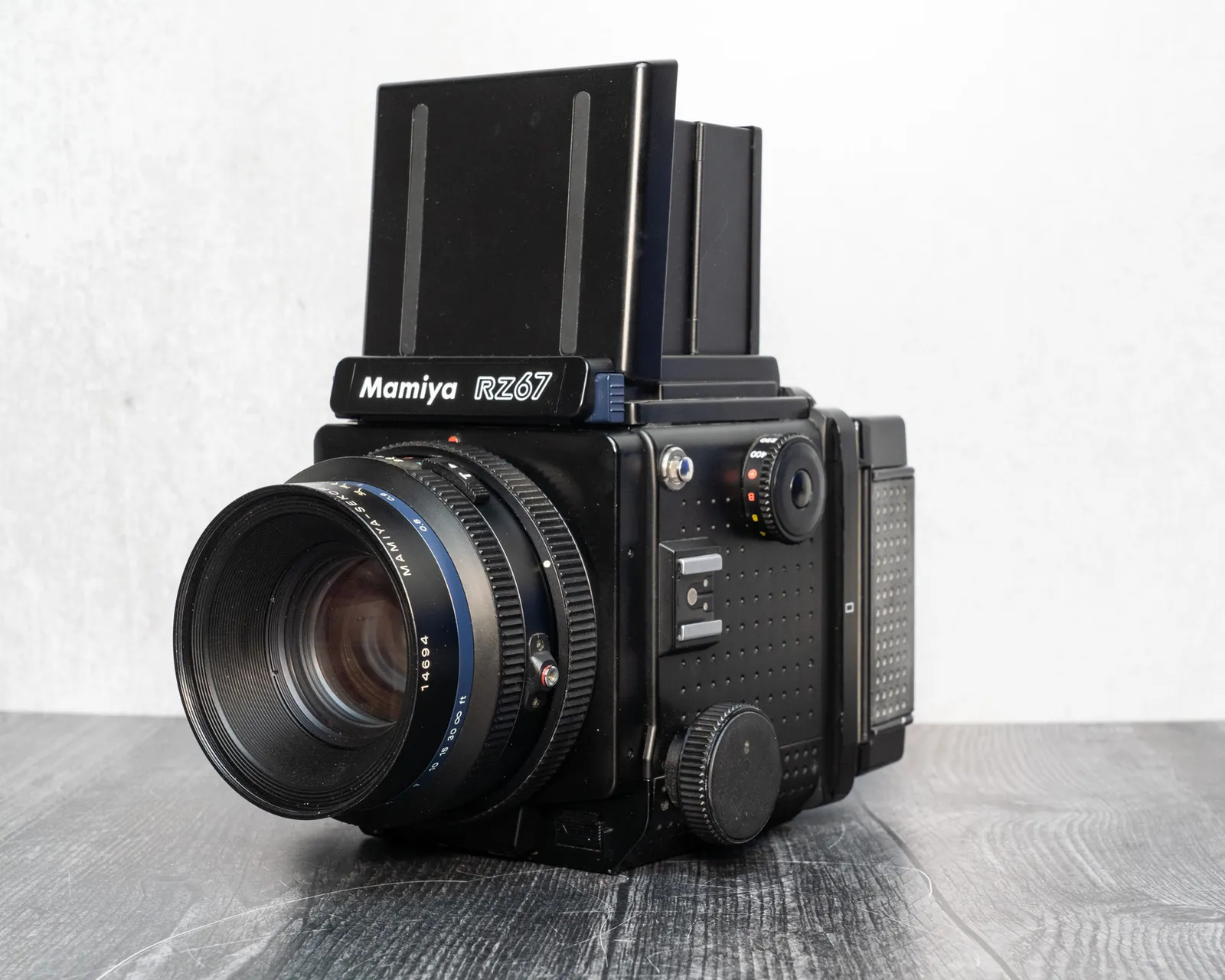 Mamiya RZ67 Pro body w/Sekor Z 110mm f/2.8 Lens + 120 Film Back