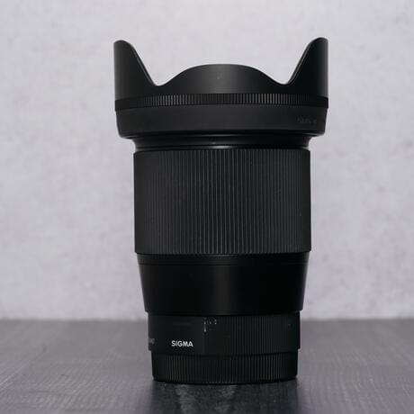 thumbnail-1 for Sigma 16mm F/1.4 DC DN Lens w/Hood for Sony E