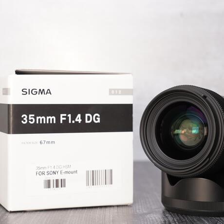 Used Sigma 35mm F/1.4 Art Lens for Sony FE (Older Version)