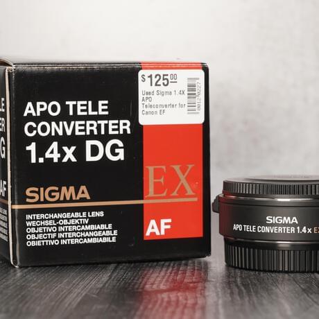 thumbnail-0 for Sigma 1.4X APO Teleconverter for Canon EF 