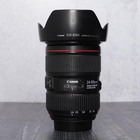 thumbnail-0 for Canon EF 24-105mm F/4L IS II USM Lens w/ Hood