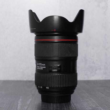 thumbnail-1 for Canon EF 24-105mm F/4L IS II USM Lens w/ Hood