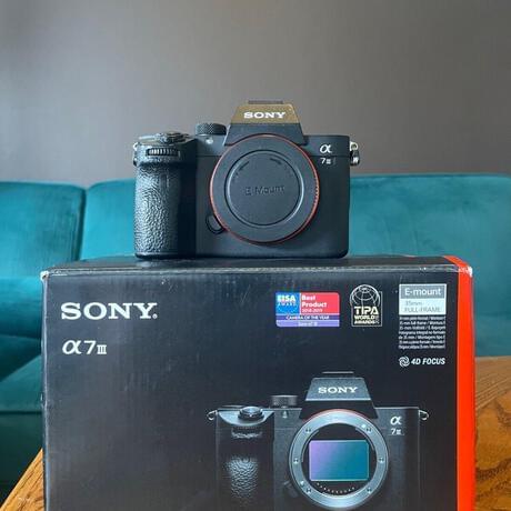 Sony a7 III 24.2 MP Mirrorless Digital Camera - Black with box and 