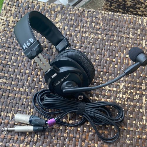 thumbnail-0 for Audio-Technica BPHS1 Broadcast Stereo Headset with Dynamic Boom Microphone