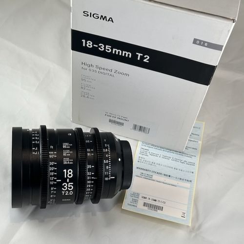 thumbnail-4 for Sigma 18-35 T2 Cinema Lens - Like New!